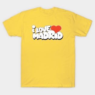 I Love Madrid graffiti writing style T-Shirt